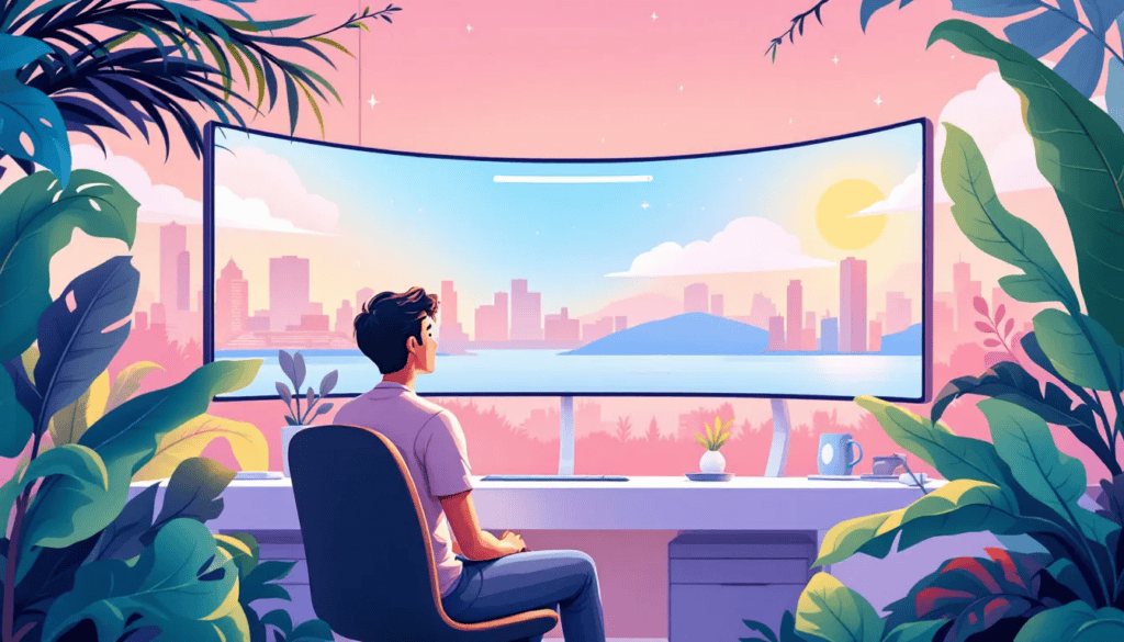 A user-friendly interface of timeoff software being demonstrated.